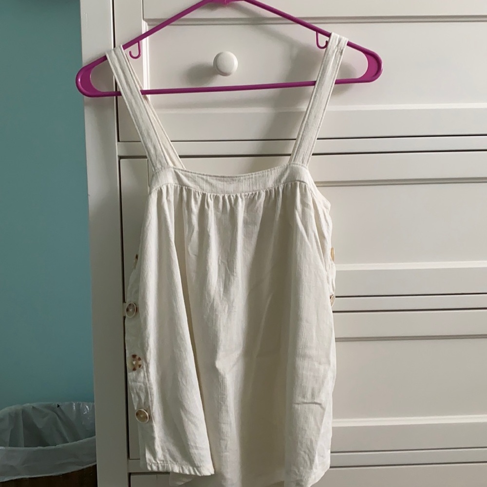 ‼️Low price‼️ Universal thread linen tank top